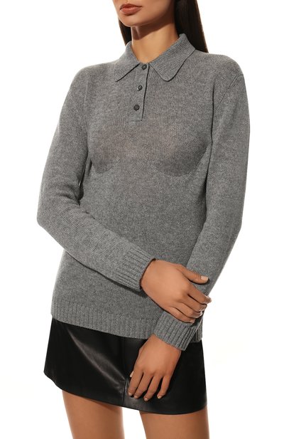 Кашемировое поло PRADA, арт. P24Q1M-100I-F0031-221, фото 3