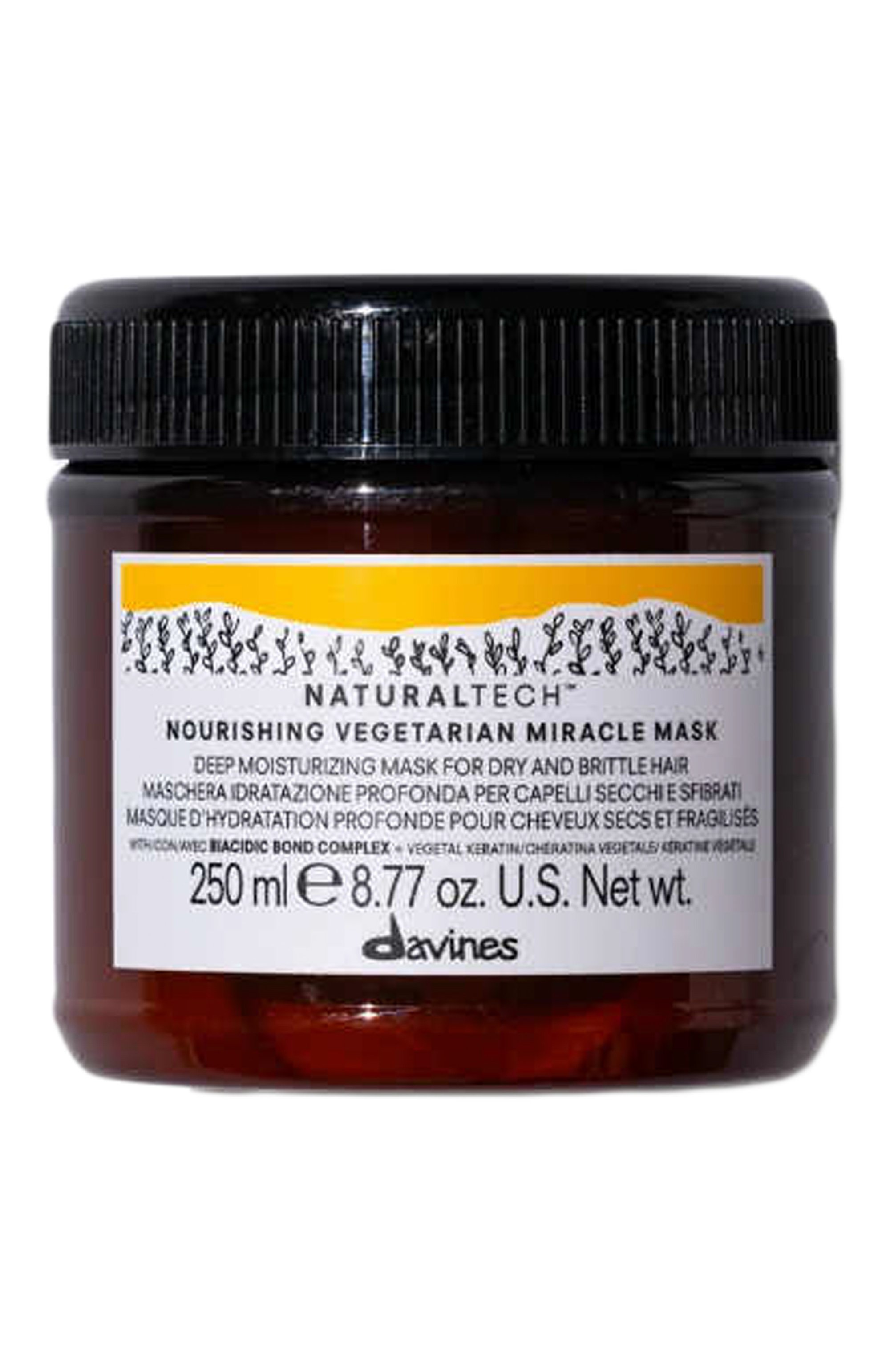 Интенсивно питающая маска "вегетарианское чудо" nourishing (250ml) DAVINES, арт. 71304, фото 1