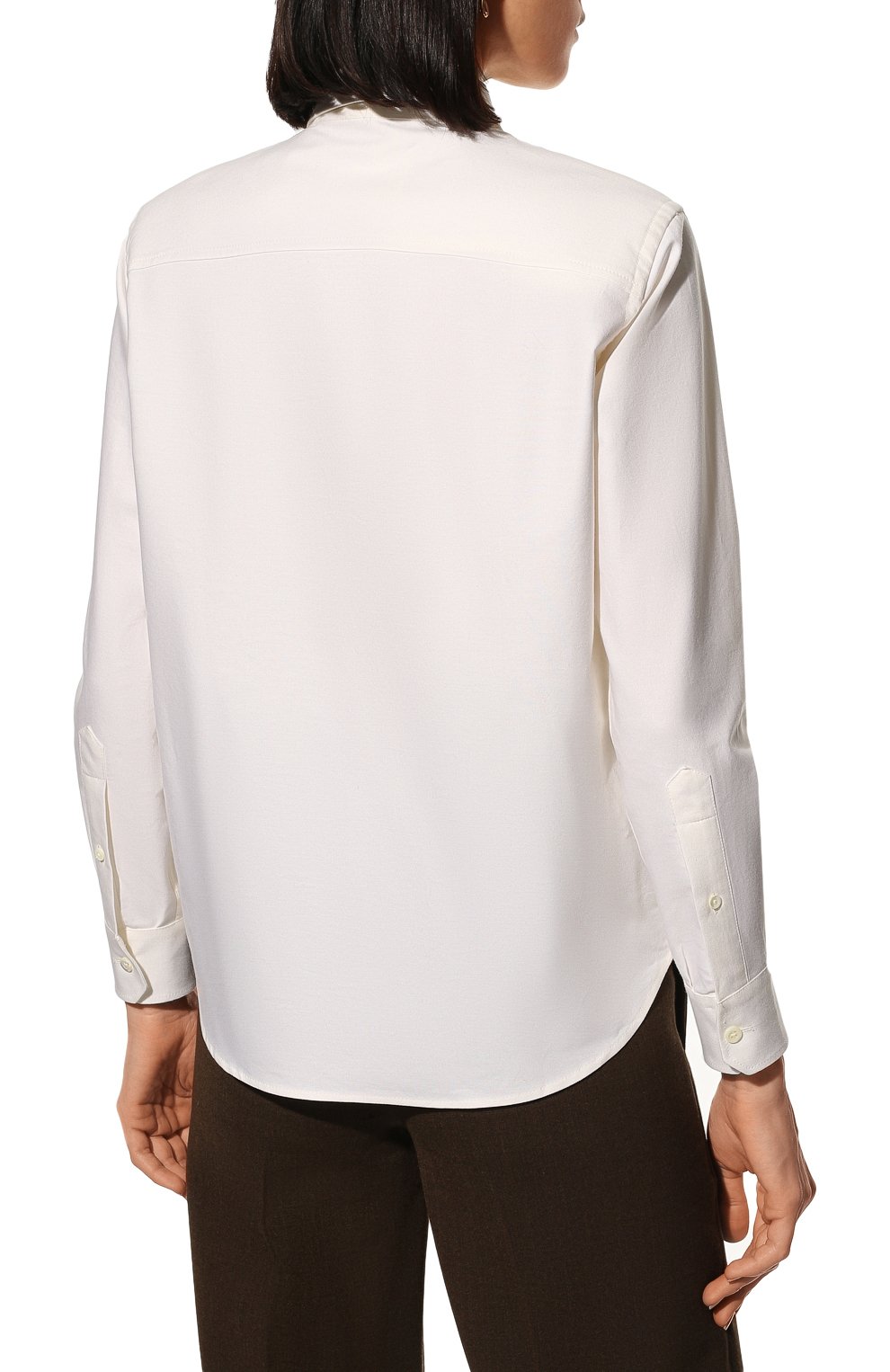 Хлопковая рубашка AMI, арт. BFFSH091.480, фото 4