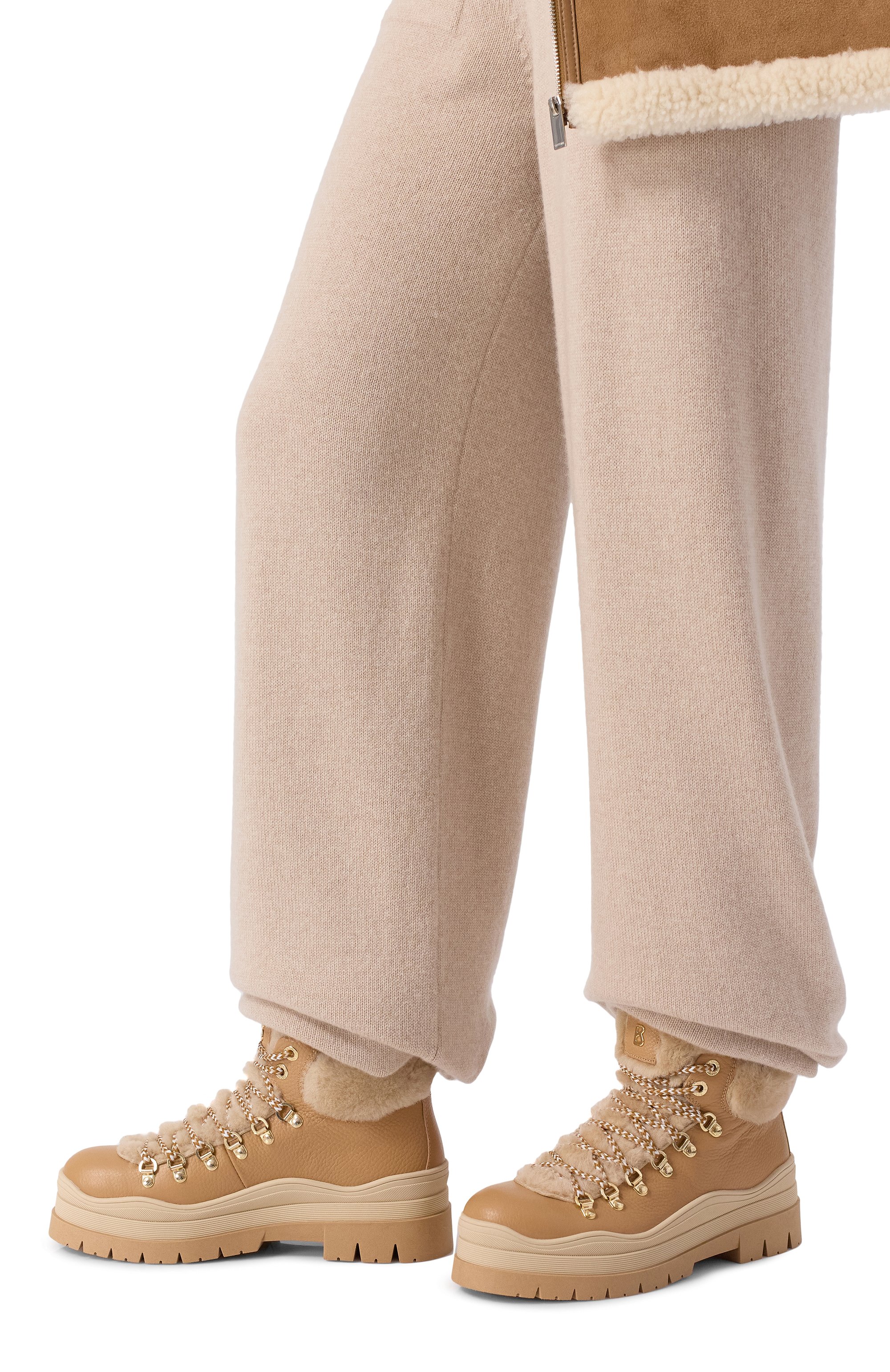 Кожаные ботинки arosa BOGNER бежевого цвета по цене 59450 руб., арт. 22544213, фото 3 Кожаные ботинки arosa BOGNER, арт. 22544213, фото 3