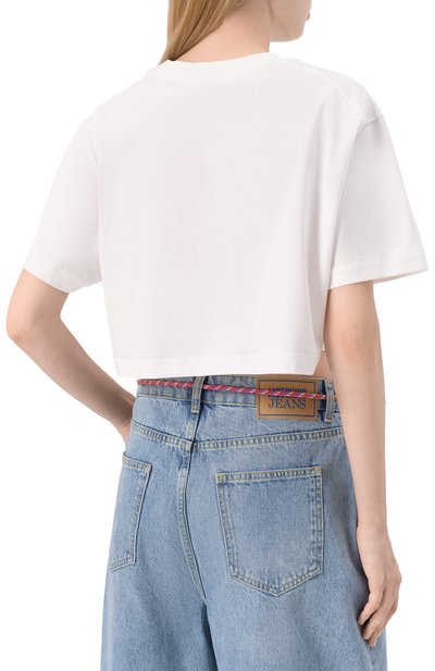 Хлопковая футболка M05CH1NO JEANS, арт. A0706/3229, фото 4