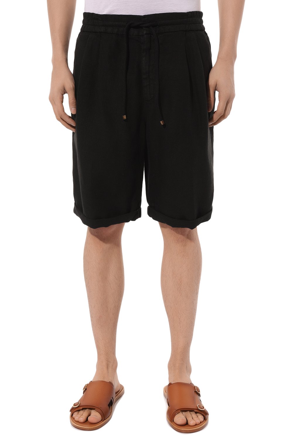 Льняные шорты BRUNELLO CUCINELLI, арт. M243DU0020, фото 3