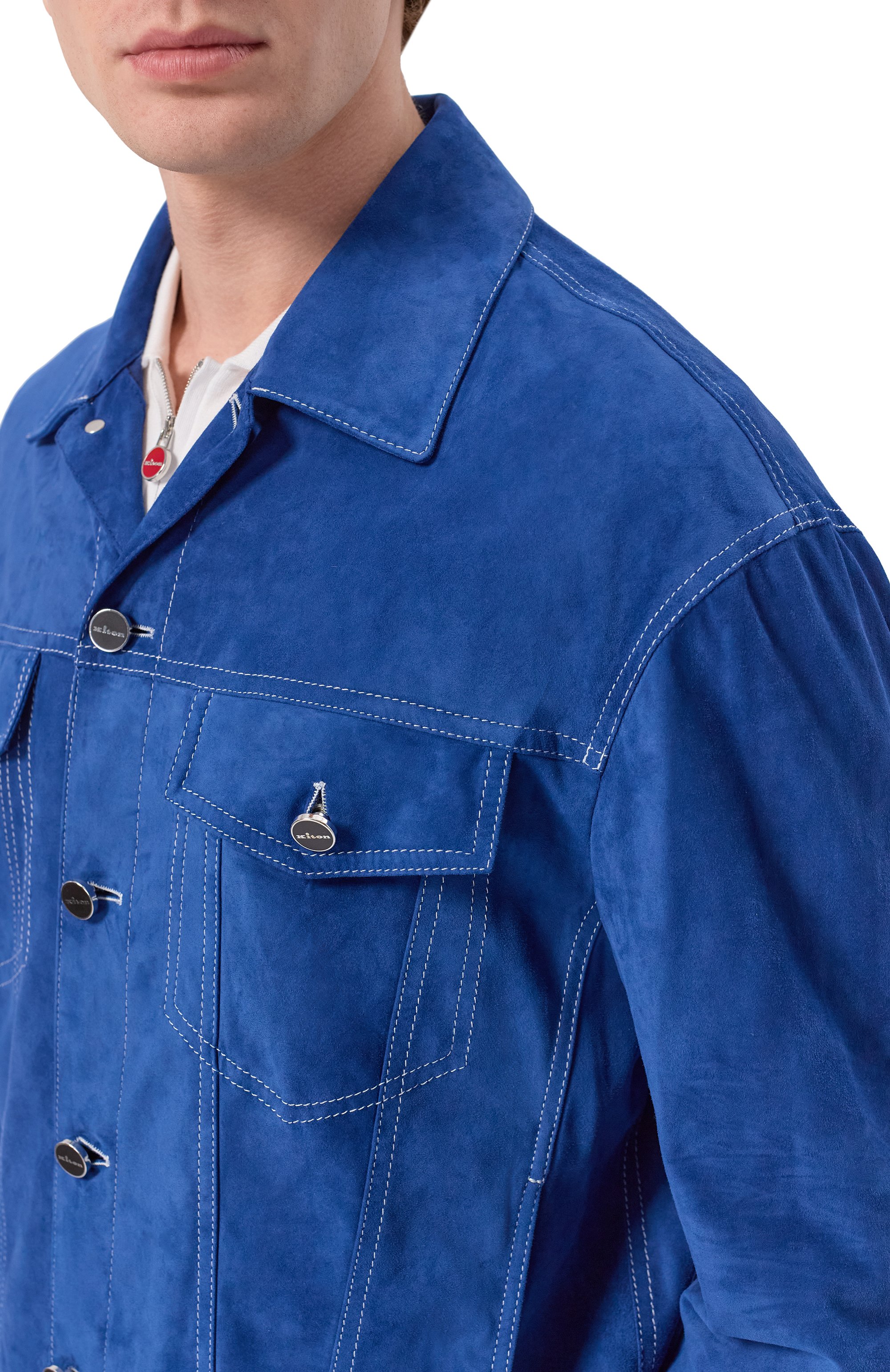 Замшевая куртка KITON, арт. UW2397AV0846H, фото 5