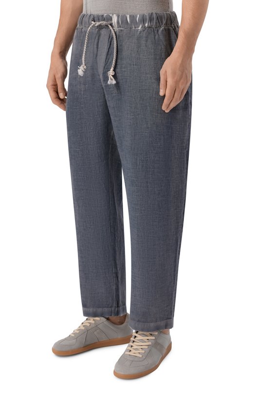 Льняные брюки Never Enough 2B5M272-446/MPA058 SH 0 Серый  2B5M272-446/MPA058 SH 0 Фото 3