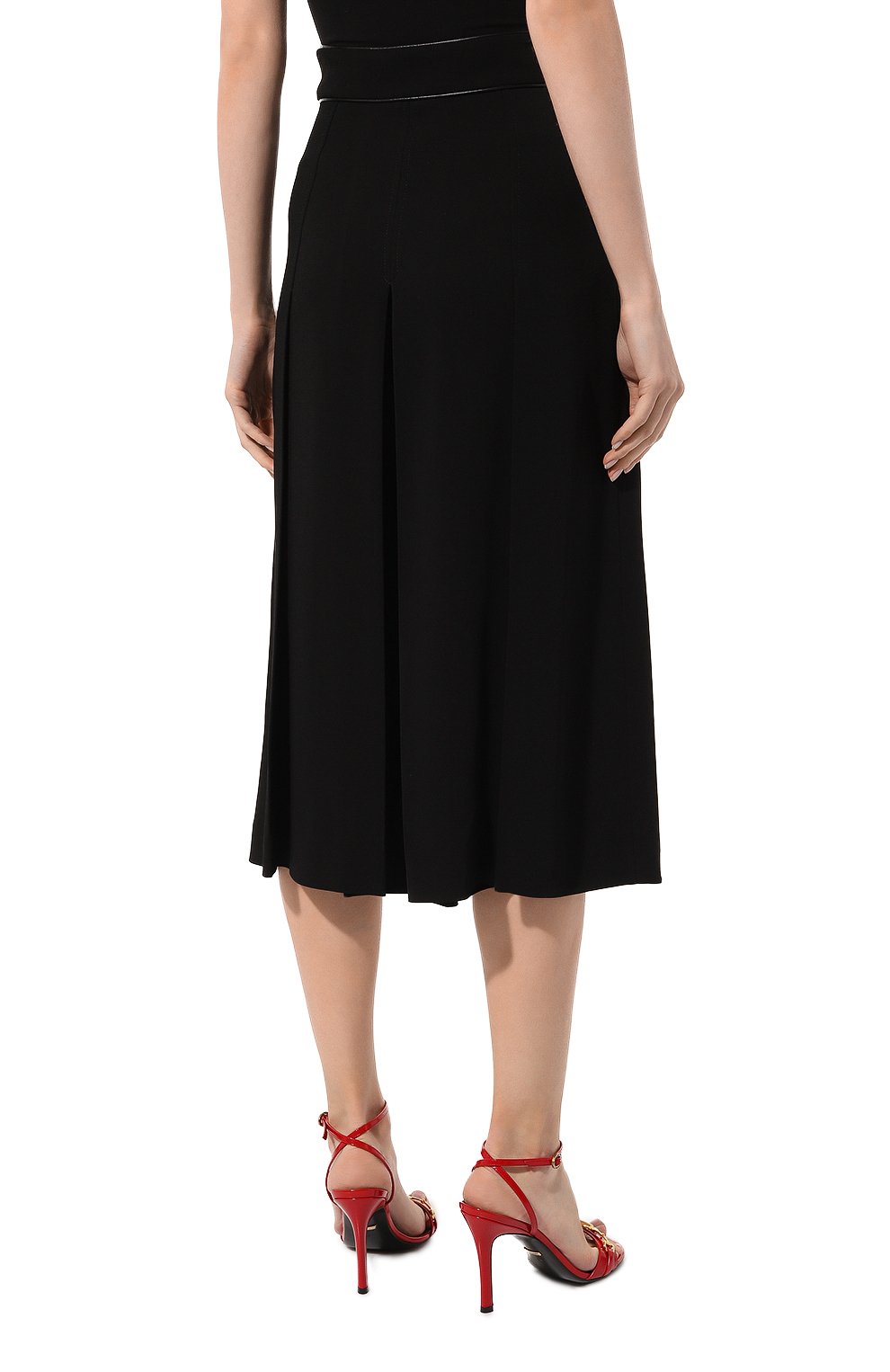 Брюки-кюлоты из вискозы GUCCI, арт. 596968 Z8AHU, фото 4