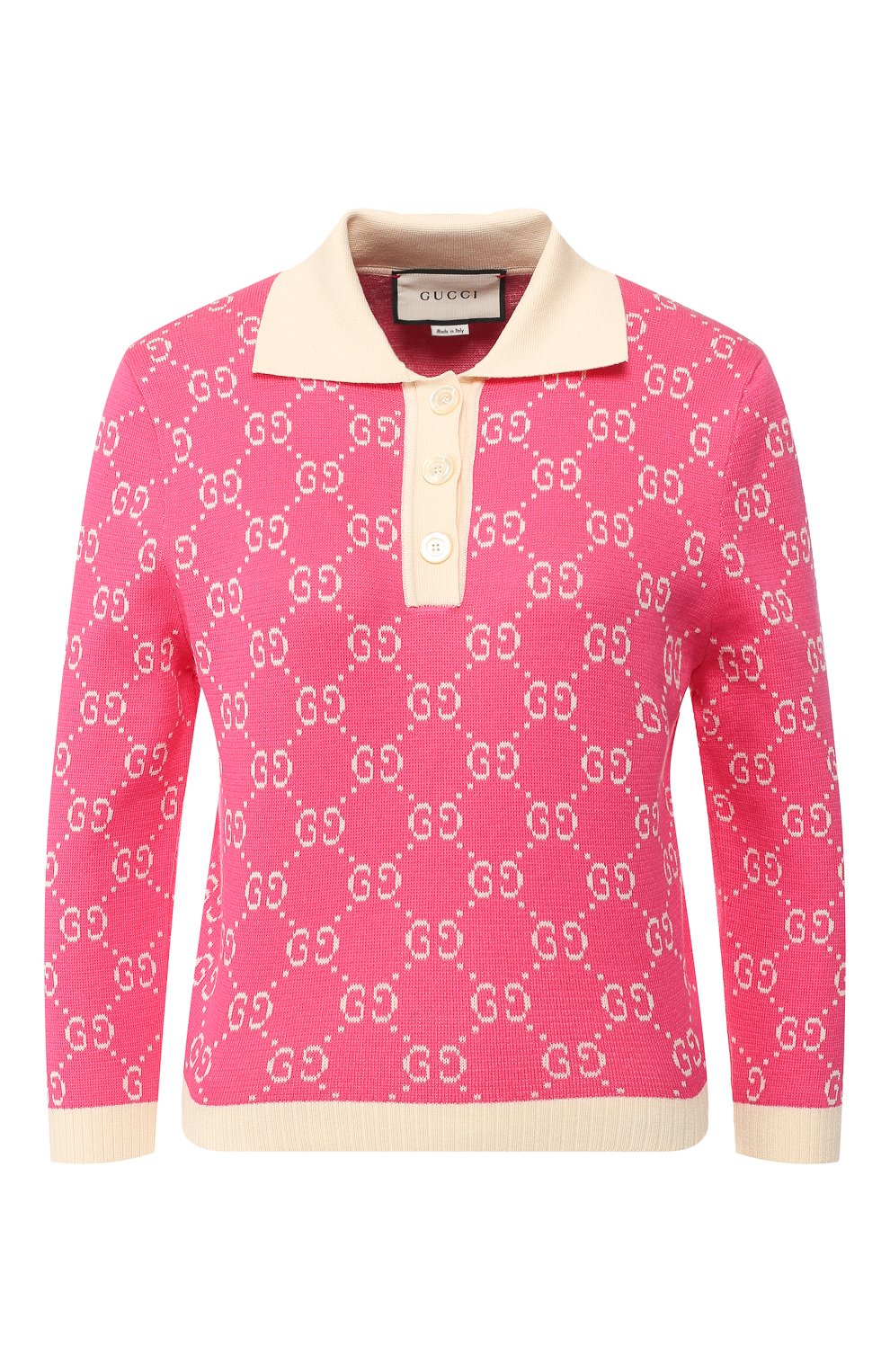 Хлопковое поло GUCCI, арт. 555024/XKAHV, фото 1