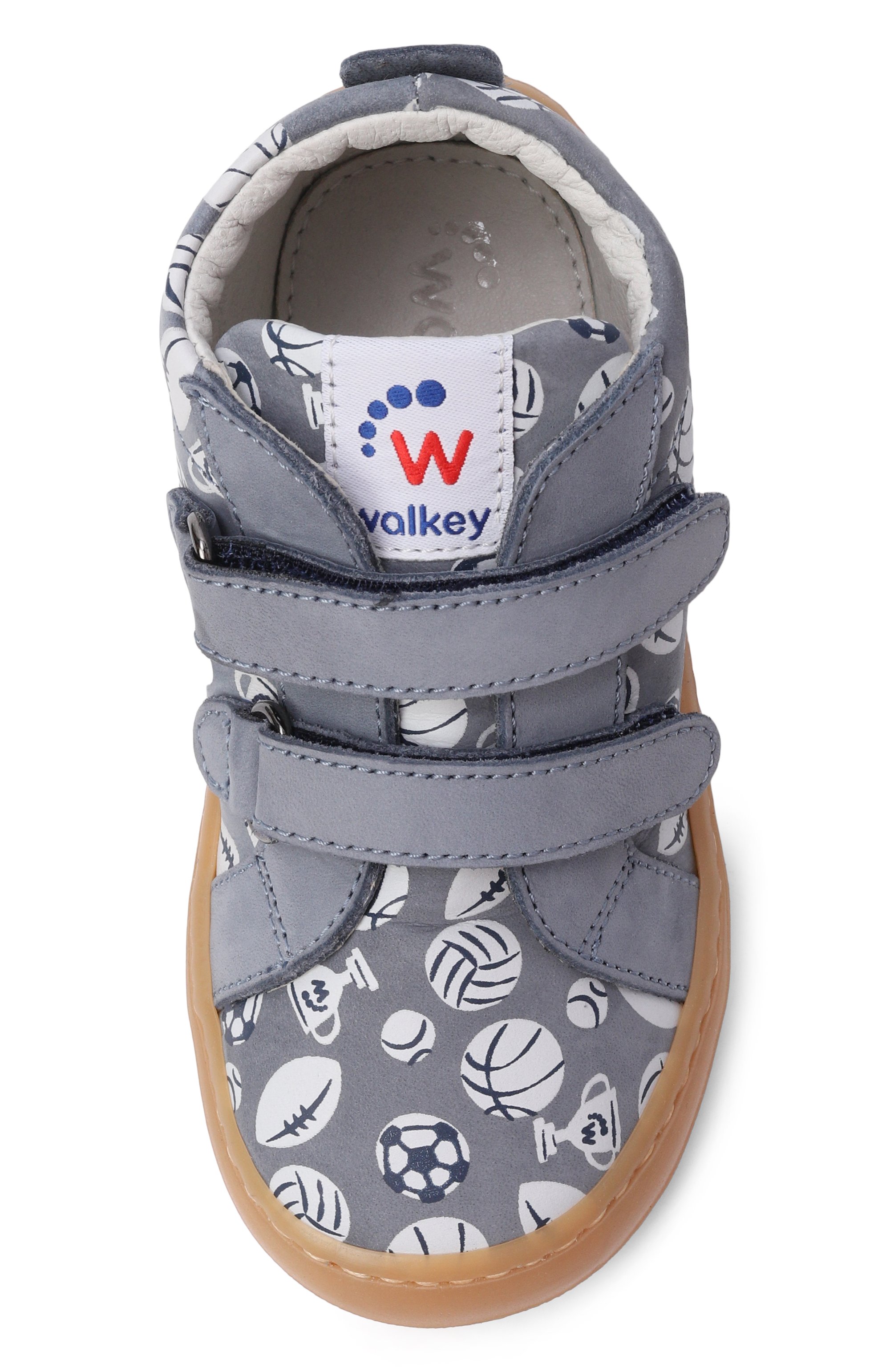 Кожаные кеды WALKEY, арт. Y1B9-43984-1929, фото 4