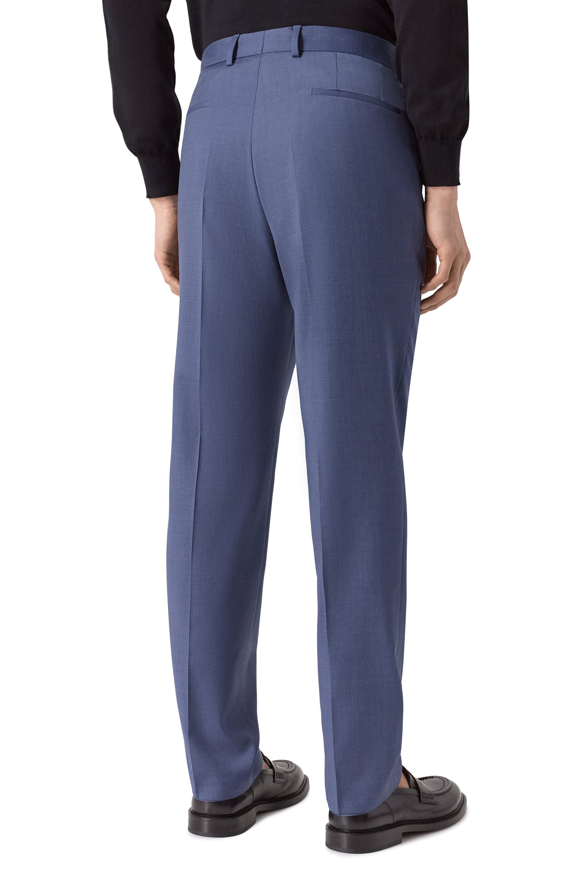 Шерстяные брюки BOSS, арт. 50469174, фото 4