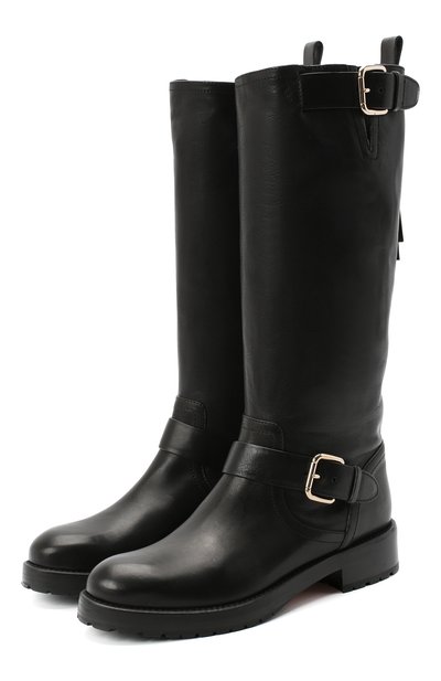 Кожаные сапоги REDVALENTINO, арт. UQ2S0D95/KBB, фото 1