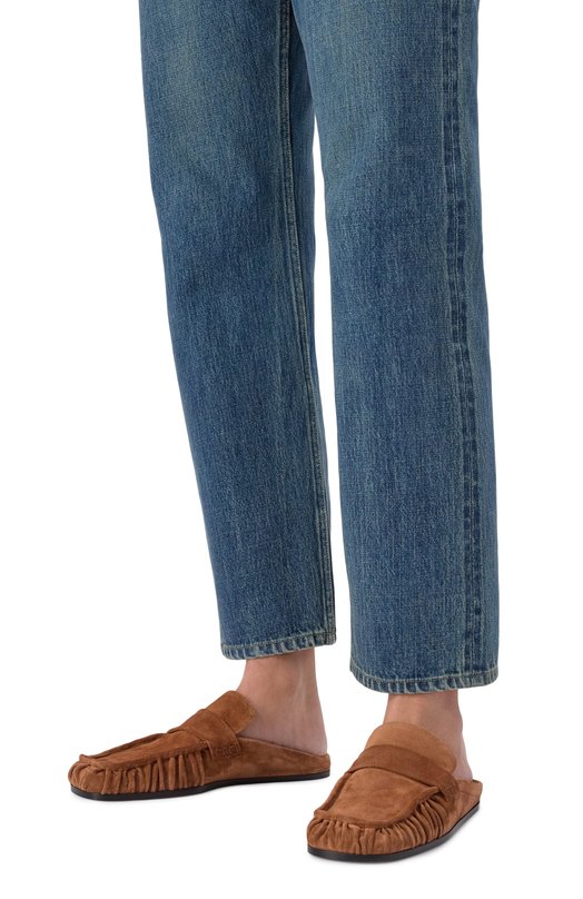 Замшевые сабо Jil Sander J15WX0016/P7590 Коричневый  J15WX0016/P7590 Фото 2