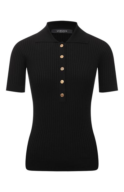 Женское шелковое поло VERSACE, арт. 1003597/1A02470