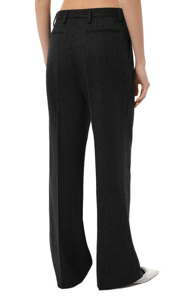 Шерстяные брюки PRADA темно-серого цвета по цене 125000 руб., арт. P290EG-1ZJ8-F0480-212, фото 4 Шерстяные брюки PRADA, арт. P290EG-1ZJ8-F0480-212, фото 4