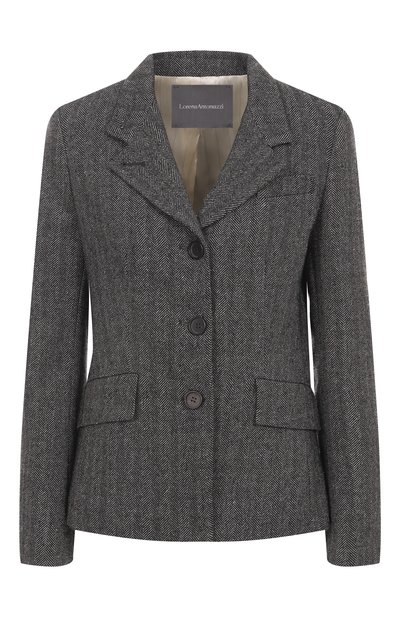 Женский жакет из шерсти и шелка LORENA ANTONIAZZI, арт. GA32B/5044