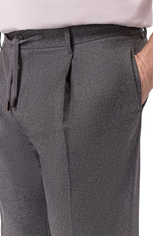 Шерстяные брюки Capobianco 19M808.FA00./58 Серый  19M808.FA00./58 Фото 5