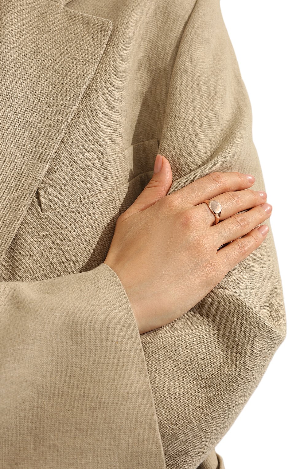 Кольцо-печатка MOONKA золотого цвета по цене 7600 руб., арт. nc-sig-g, фото 2 Кольцо-печатка MOONKA, арт. nc-sig-g, фото 2