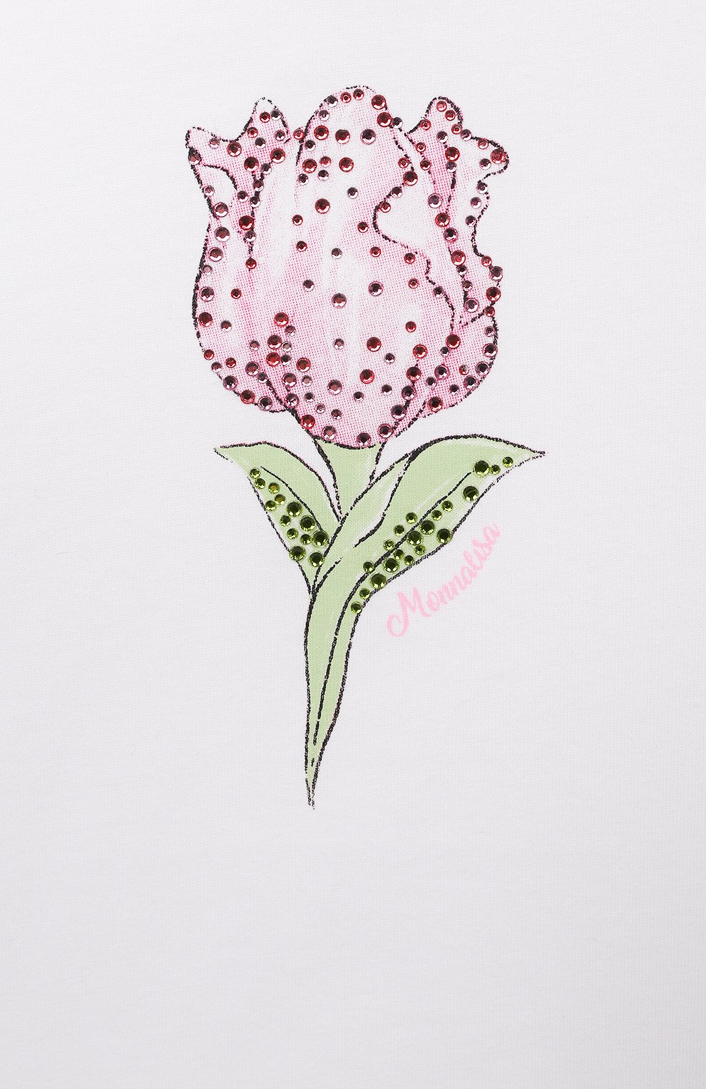 Хлопковая футболка MONNALISA, арт. 31A605., фото 3