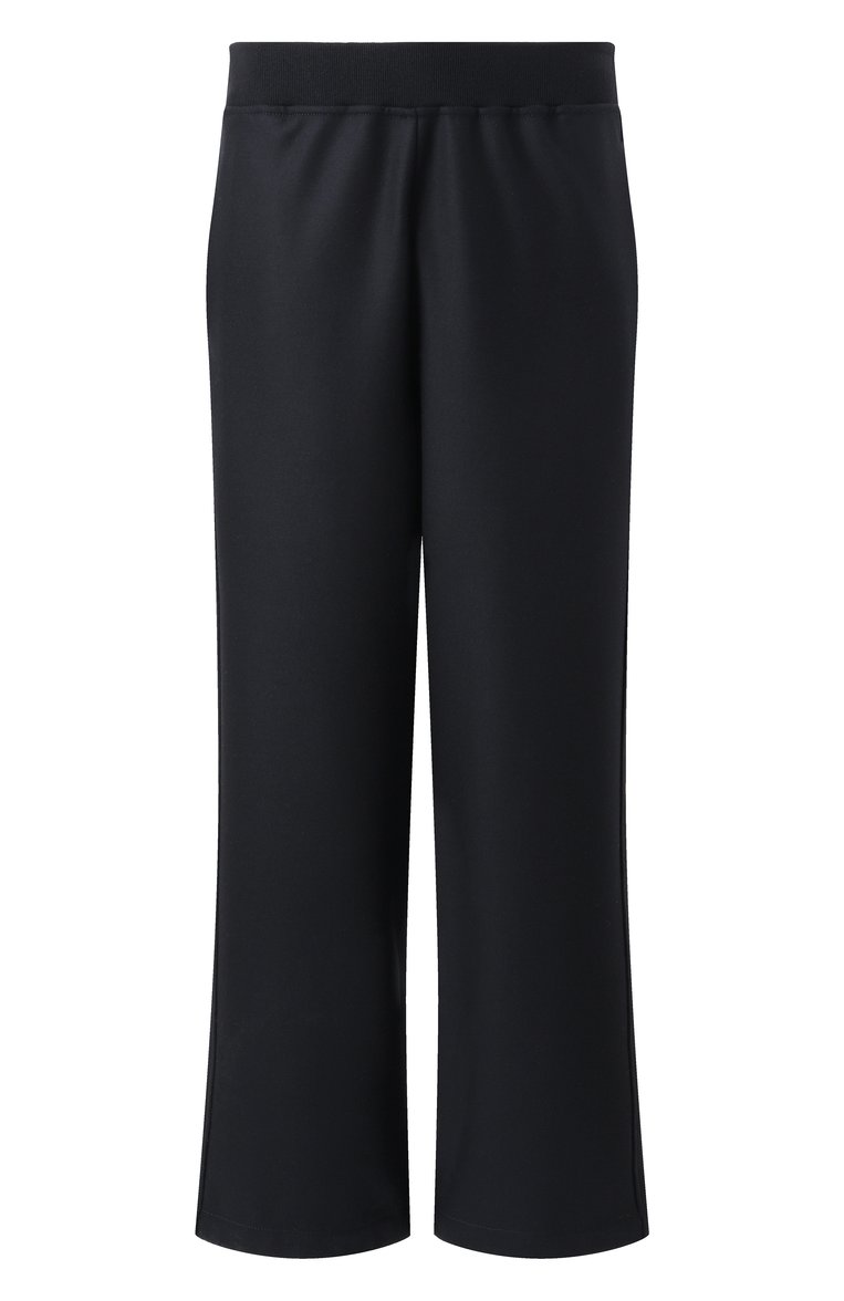 Мужские шерстяные брюки JIL SANDER черного цвета, арт. J61KA0043/J40045 | Фото 1 (Материал внешний: Шерсть; Материал сплава: Проставлено; Драгоценные камни: Проставлено; Длина (брюки, джинсы): Стандартные; Стили: Спорт-шик; Случай: Повседневный; Силуэт М (брюки): Прямые)