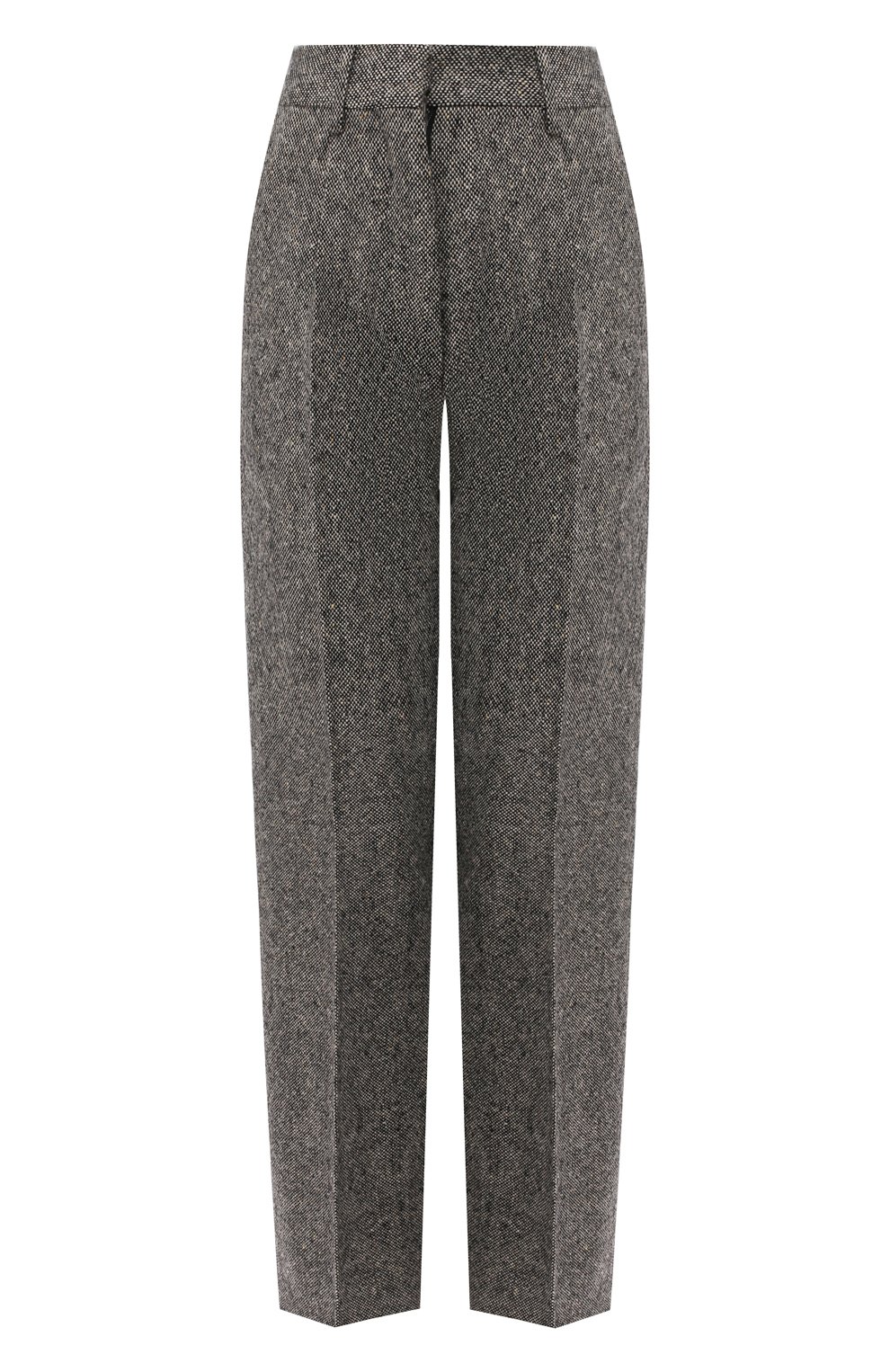 Шерстяные брюки VICTORIA BECKHAM серого цвета по цене 95300 руб., арт. TR 0VR 21011C, фото 1 Шерстяные брюки VICTORIA BECKHAM, арт. TR 0VR 21011C, фото 1
