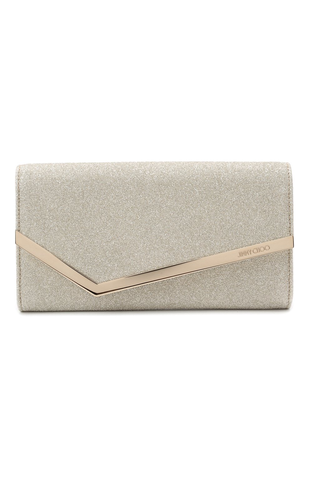 Клатч emmie JIMMY CHOO серебряного цвета по цене 107500 руб., арт. EMMIE/DGZ, фото 1 Клатч emmie JIMMY CHOO, арт. EMMIE/DGZ, фото 1