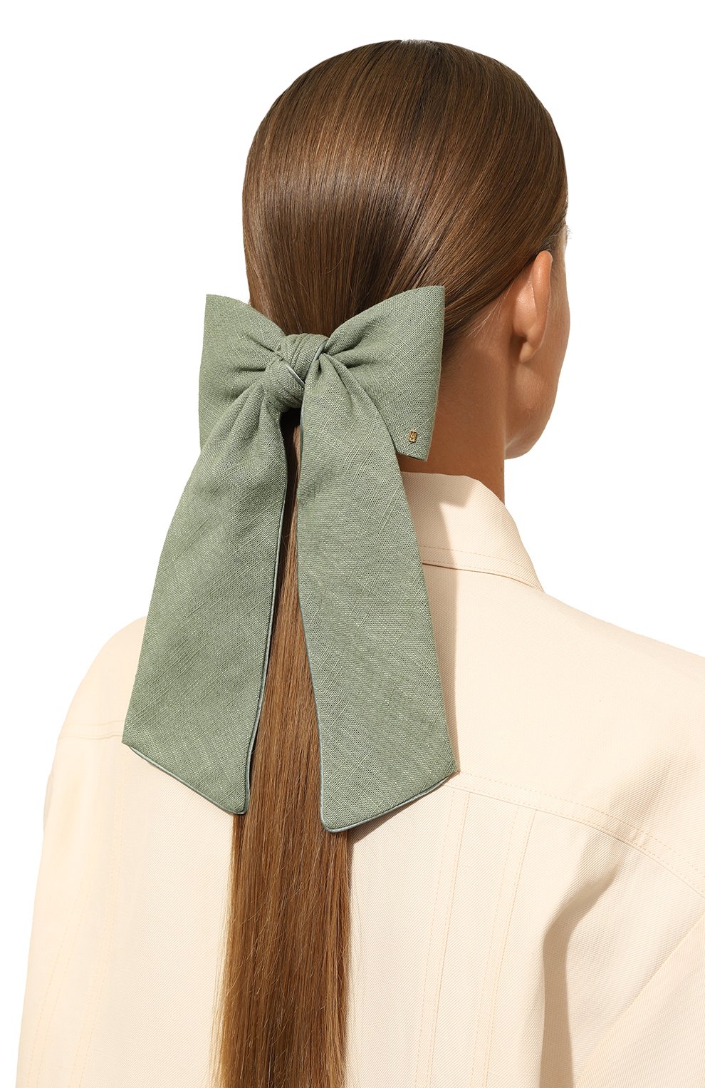 Бант ALEXANDRE DE PARIS светло-зеленого цвета по цене 20240 руб., арт. TA8-1T-P24 K, фото 2 Бант ALEXANDRE DE PARIS, арт. TA8-1T-P24 K, фото 2