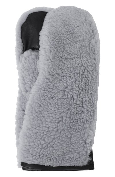 Женские меховые варежки из овчины YVES SALOMON, арт. 24WAA600XXMECL