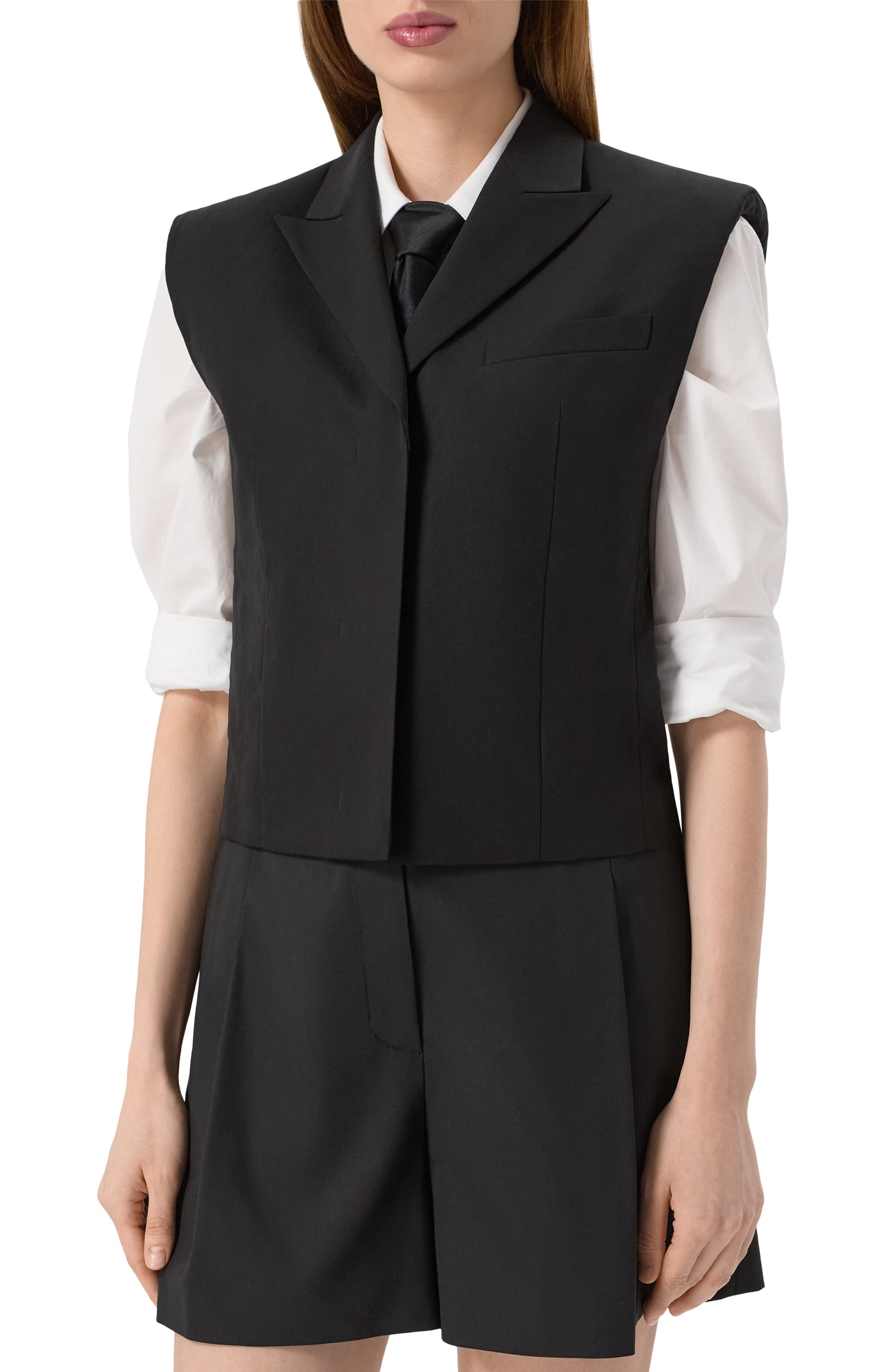 Хлопковый жилет JUUN.J черного цвета по цене 76100 руб., арт. JW5511W50, фото 3 Хлопковый жилет JUUN.J, арт. JW5511W50, фото 3