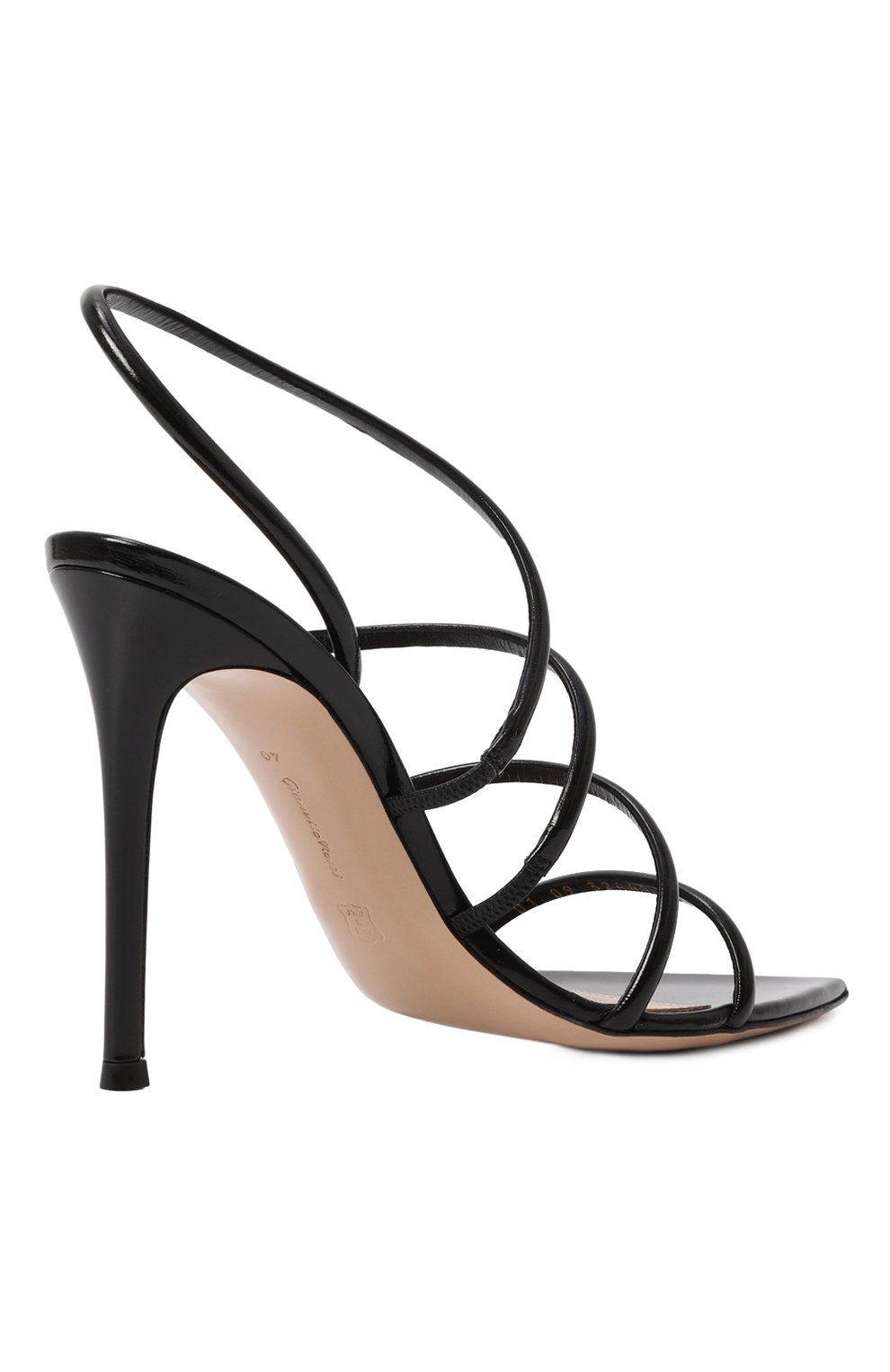 Кожаные босоножки ettie 105 GIANVITO ROSSI, арт. G32441.15RIC.NUINER0, фото 5