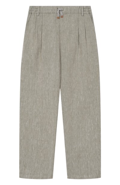 Брюки изо льна и хлопка ELEVENTY, арт. EY6P10/I0316_001