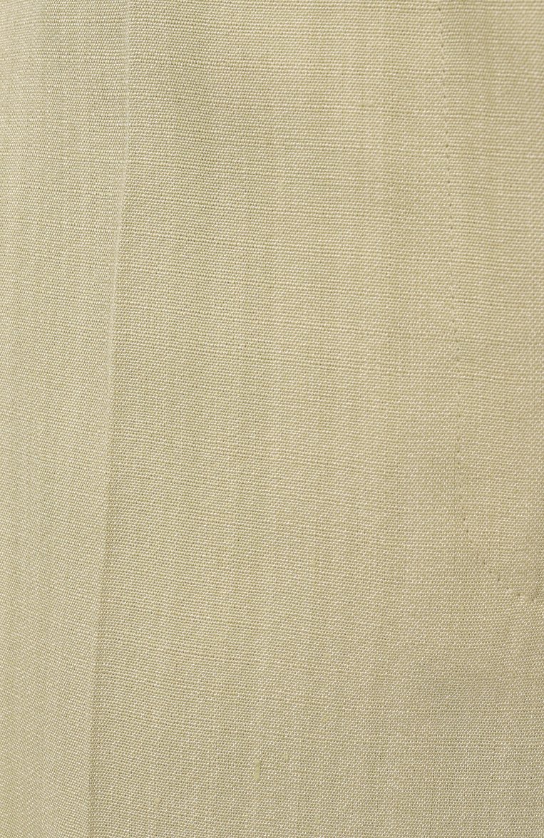 Женские шорты из вискозы и шелка JIL SANDER светло-зеленого цвета, арт. J02KA0333-J65005 | Фото 6 (Длина Ж (юбки, платья, шорты): Мини; Материал внешний: Шелк, Вискоза; Стили: Классический; Кросс-КТ: костюм; Автоматизация состава: Проставлено; Автоматизация ТО: Проставлено)