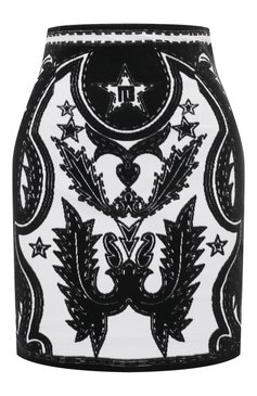 Хлопковая юбка BALMAIN, арт. CF1LC136/JH72, фото 1