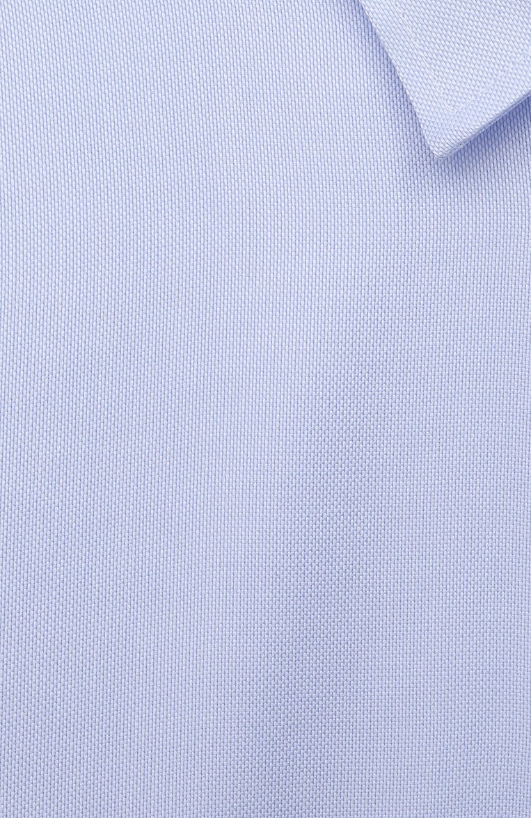 Детская хлопковая рубашка DAL LAGO голубого цвета, арт. N402/8610/13-16 | Фото 3 (Рукава: Длинные; Принт: Без принта; Региональные ограничения белый список (Axapta Mercury): RU; Материал сплава: Проставлено; Материал внешний: Хлопок; Стили: Классический; Мальчики-школьная форма: Рубашки; Драгоценные камни: Проставлено; Ростовка одежда: 16 лет | 164 см, 13 - 15 лет | 158 см)
