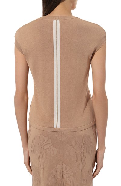 Футболка из шелка и вискозы FREEAGE, арт. S24.TS016.6079.102, фото 4