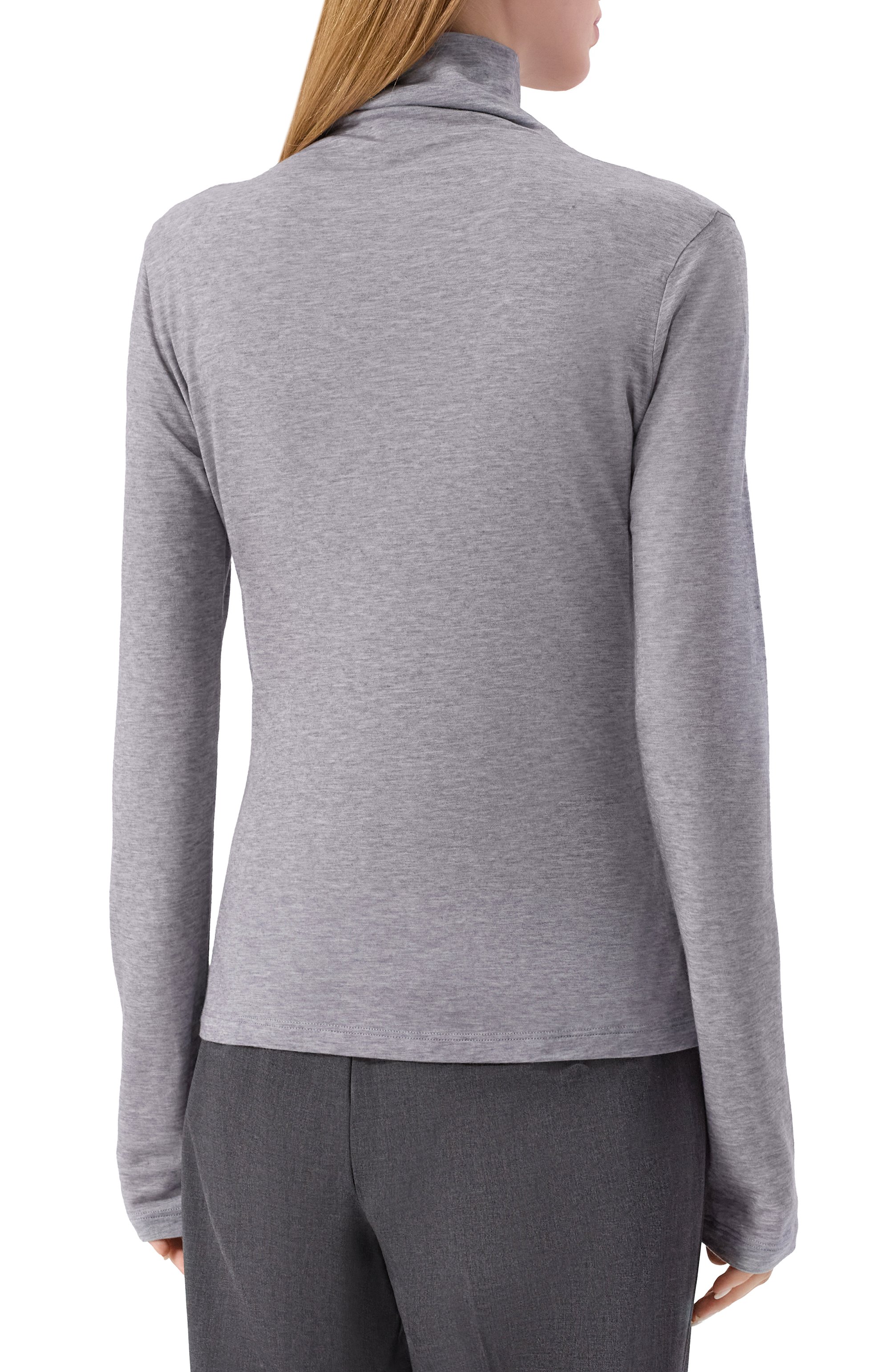 Водолазка из лиоцелла и шерсти BOSS, арт. 50550639, фото 4