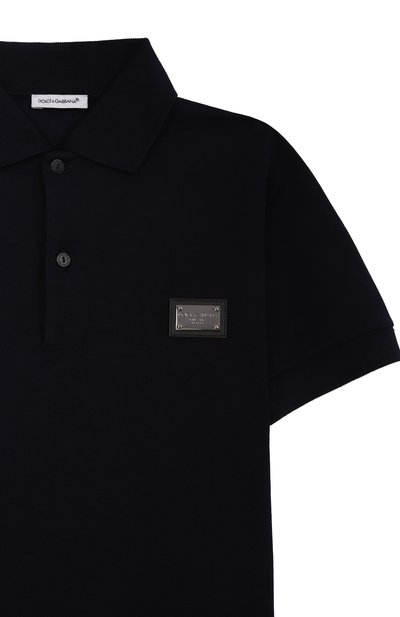 Хлопковое поло DOLCE & GABBANA, арт. L4JTCX/G7JS1/2-8, фото 3