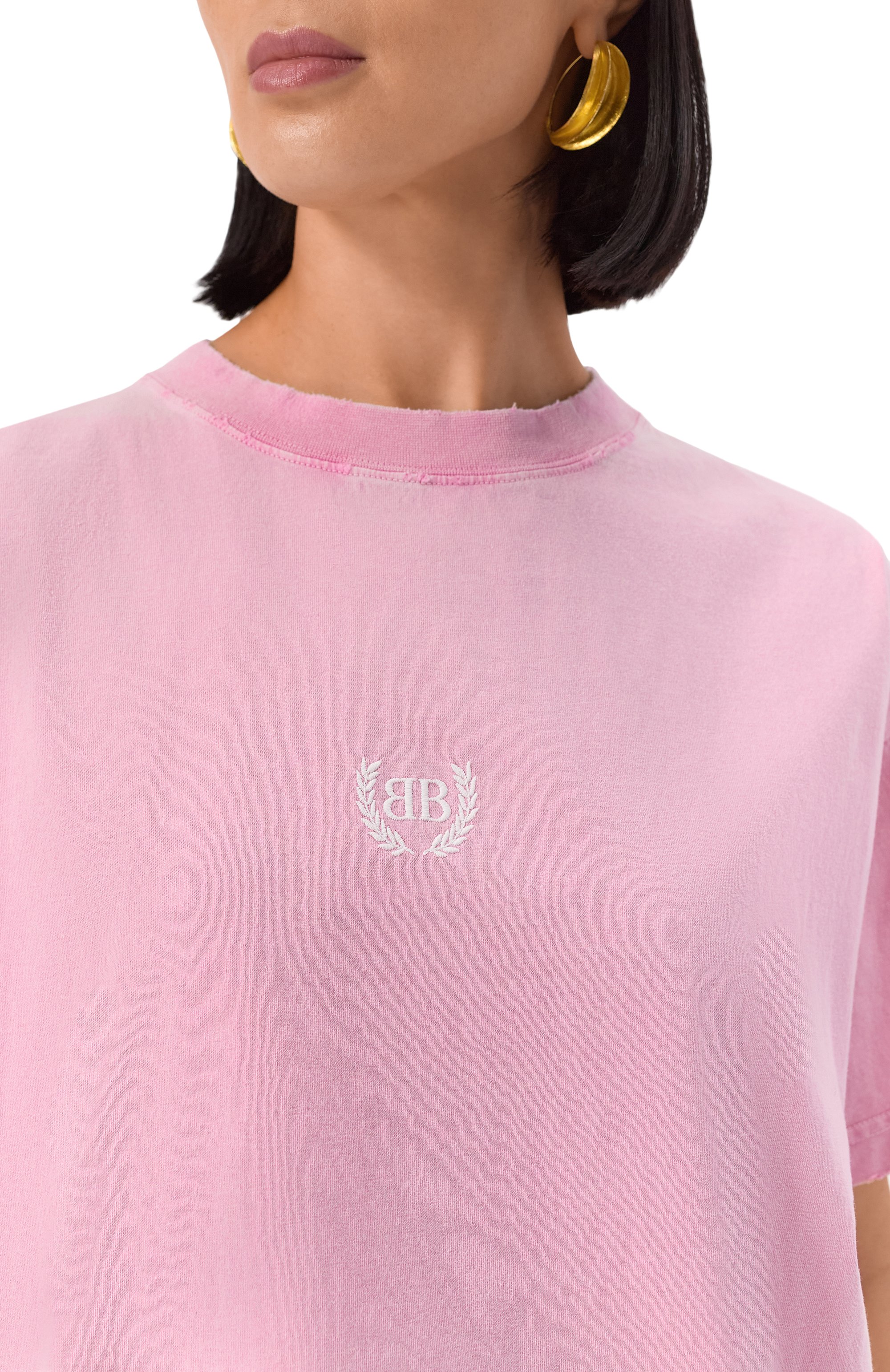 Хлопковая футболка BALENCIAGA, арт. 826344/TSVC9, фото 5