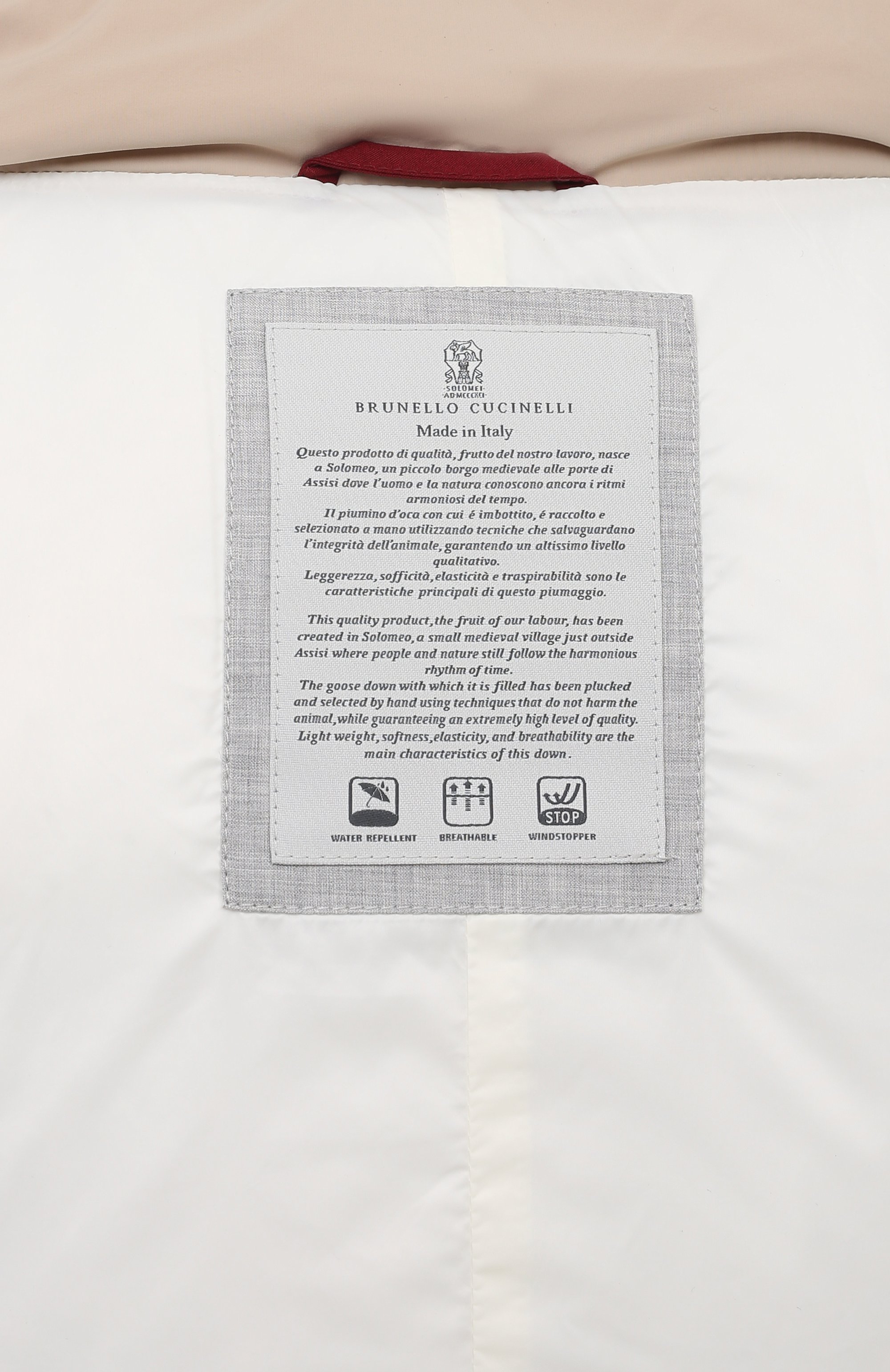 Пуховый жилет BRUNELLO CUCINELLI, арт. MM4031716, фото 6