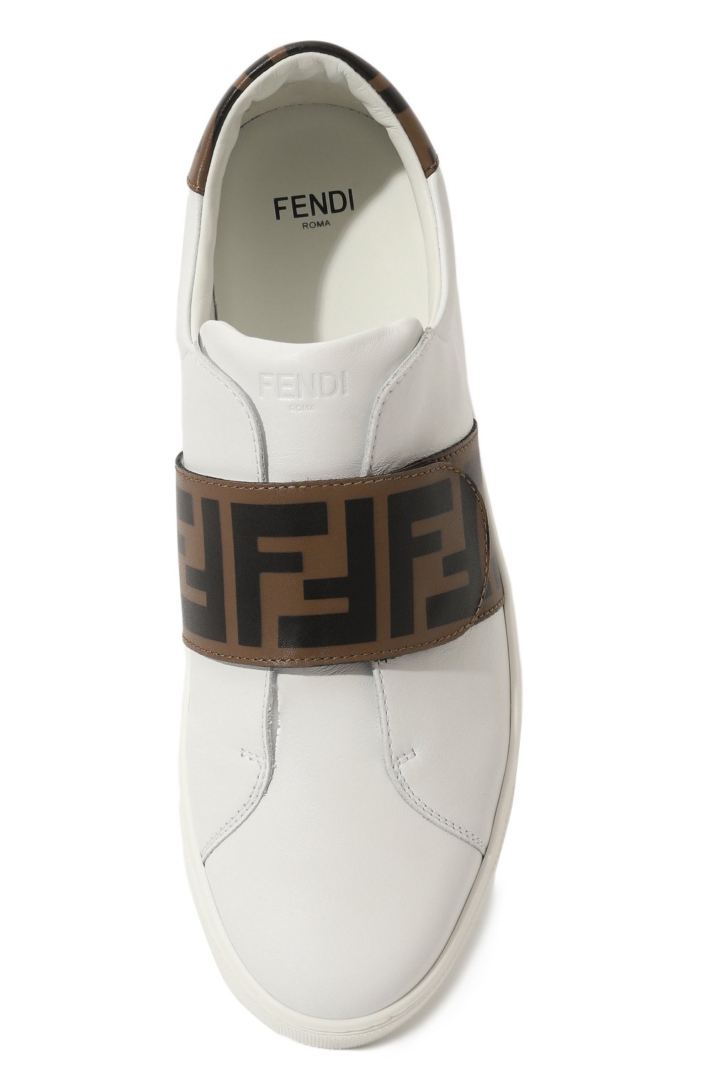 Кожаные слипоны FENDI, арт. JMR325/A7N4/32-39, фото 4