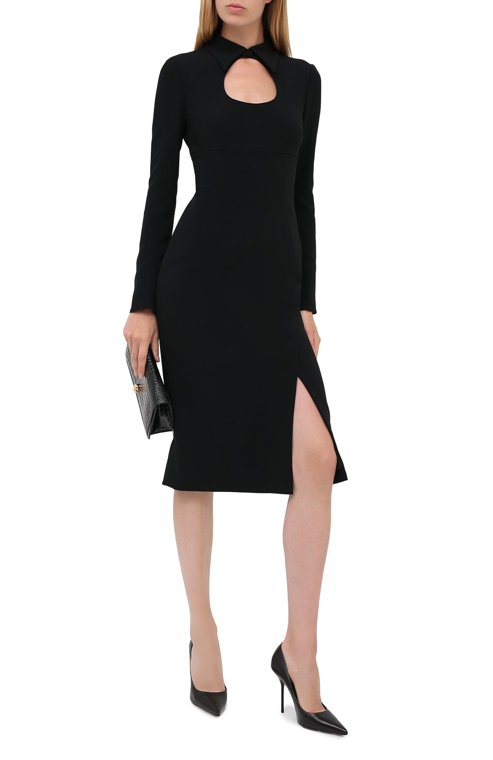 Платье DOLCE & GABBANA черного цвета по цене 178000 руб., арт. F6K3BT/FURDV, фото 2 Платье DOLCE & GABBANA, арт. F6K3BT/FURDV, фото 2