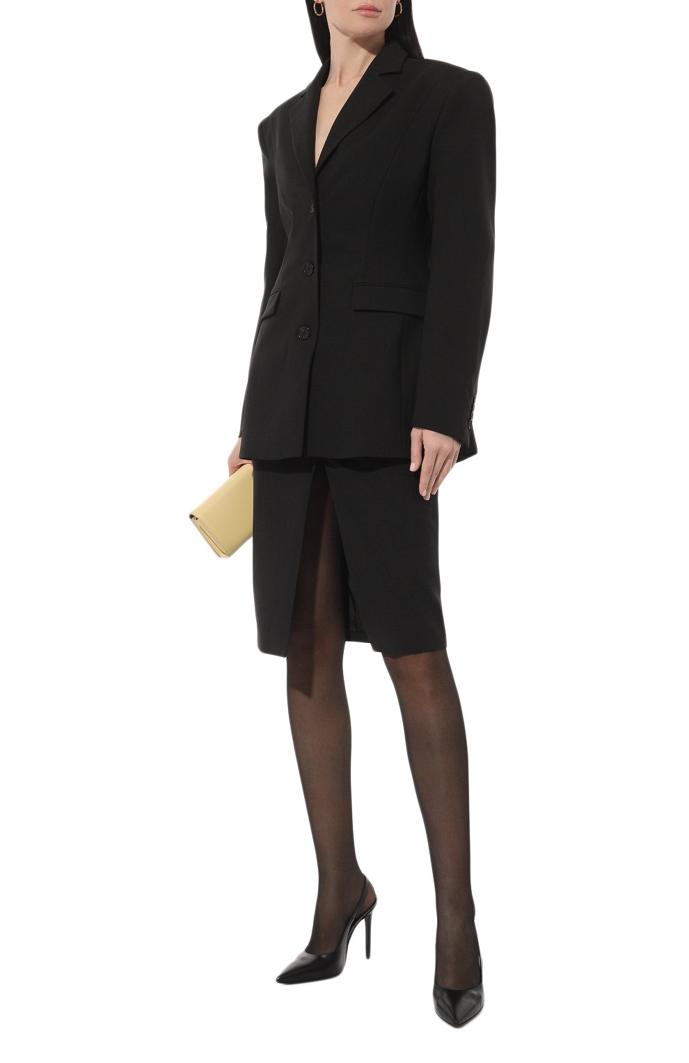 Шерстяная юбка BORNE BOURGEOIS черного цвета по цене 41700 руб., арт. SW-SK-BO-5006, фото 2 Шерстяная юбка BORNE BOURGEOIS, арт. SW-SK-BO-5006, фото 2