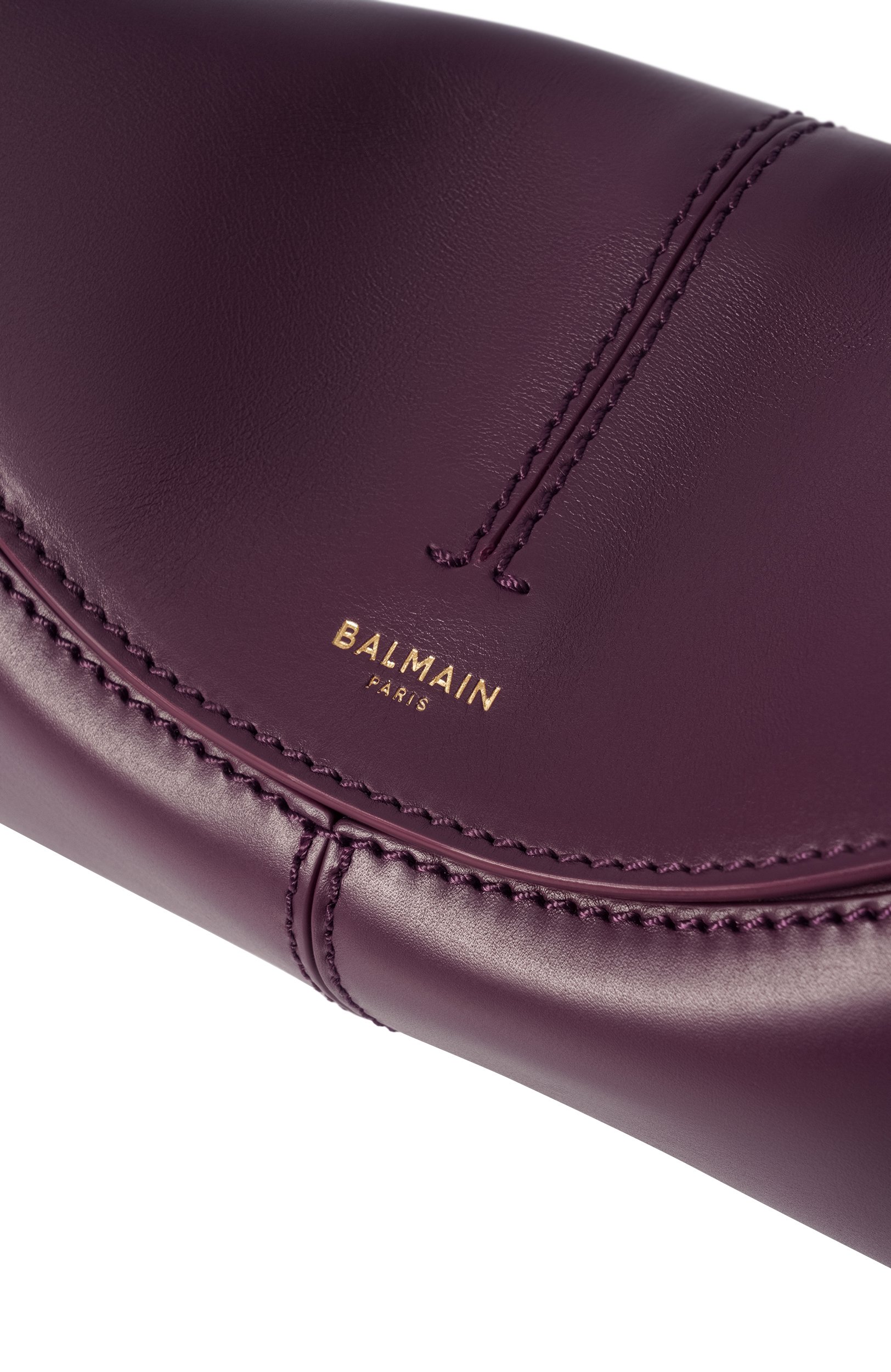 Сумка 64-83 small BALMAIN фиолетового цвета по цене 153500 руб., арт. HN0AE095/LMRK, фото 6 Сумка 64-83 small BALMAIN, арт. HN0AE095/LMRK, фото 6