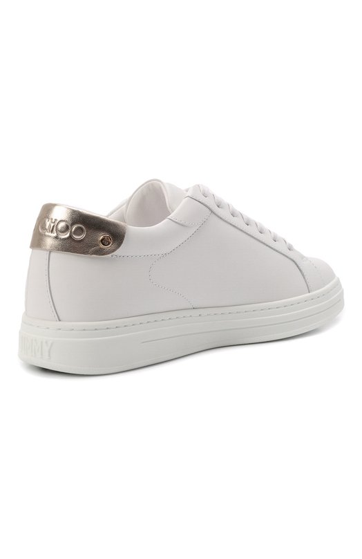 Кожаные кеды Rome Jimmy Choo R0ME/F/AZA Белый  R0ME/F/AZA Фото 5