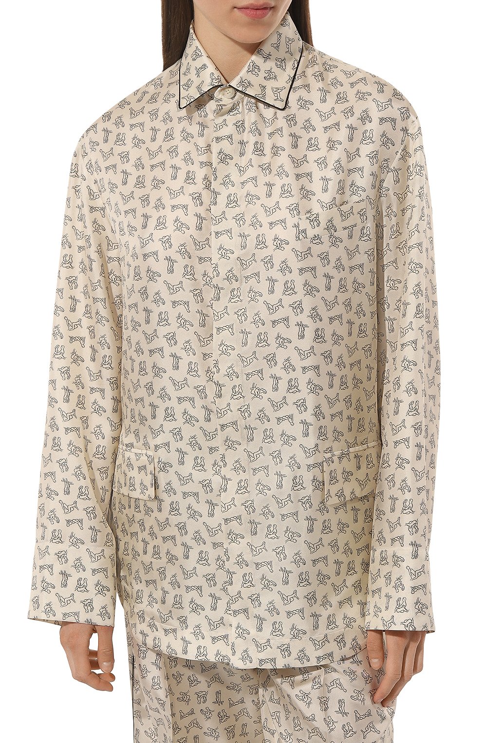 Атласная рубашка GOOROO, арт. SH002-2000-9912-S23, фото 3