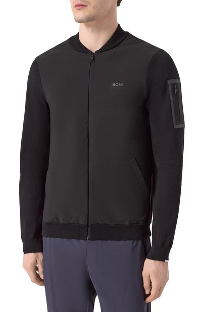 Комбинированная толстовка BOSS GREEN, арт. 50529337, фото 3