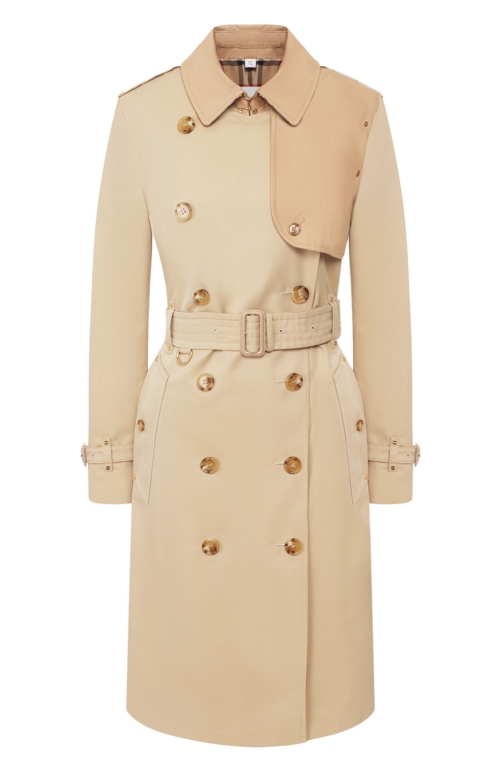 Хлопковый тренч herne BURBERRY бежевого цвета по цене 284000 руб., арт. 8018680, фото 1 Хлопковый тренч herne BURBERRY, арт. 8018680, фото 1