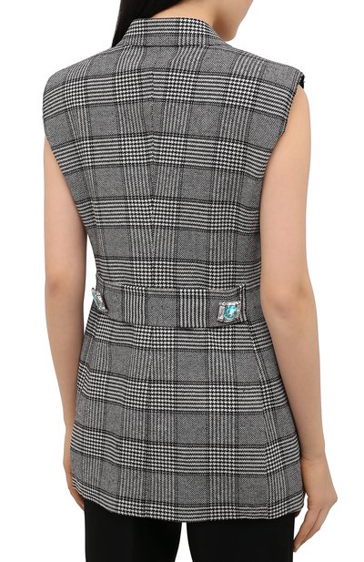Жилет DOLCE & GABBANA серого цвета по цене 297000 руб., арт. J7AAJZ/FQRBP, фото 4 Жилет DOLCE & GABBANA, арт. J7AAJZ/FQRBP, фото 4