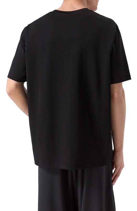 Хлопковая футболка Attachment AJ52-090 Чёрный  AJ52-090 Фото 4