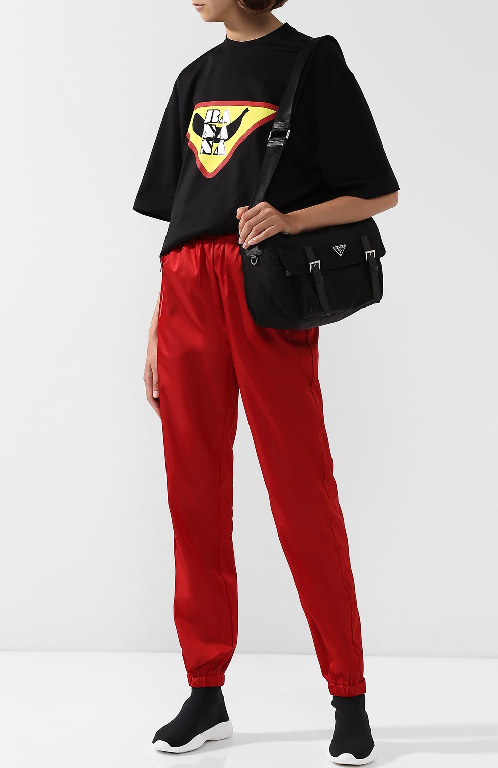 Сумка из текстиля PRADA, арт. 1BD671-V44-F0002-OOO, фото 2