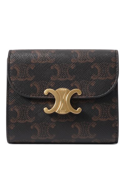 Женский кожаное портмоне triomphe canvas CELINE, арт. 10D782CQH