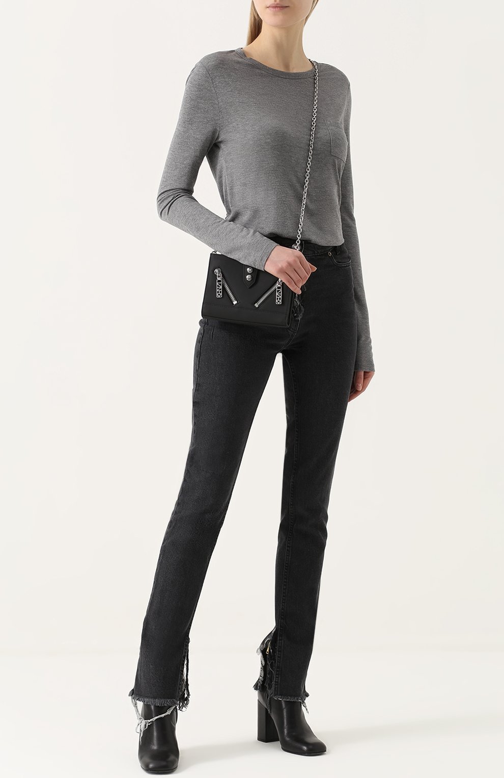 Лонгслив с круглым вырезом ALEXANDERWANG.T, арт. 4C991306A0, фото 2