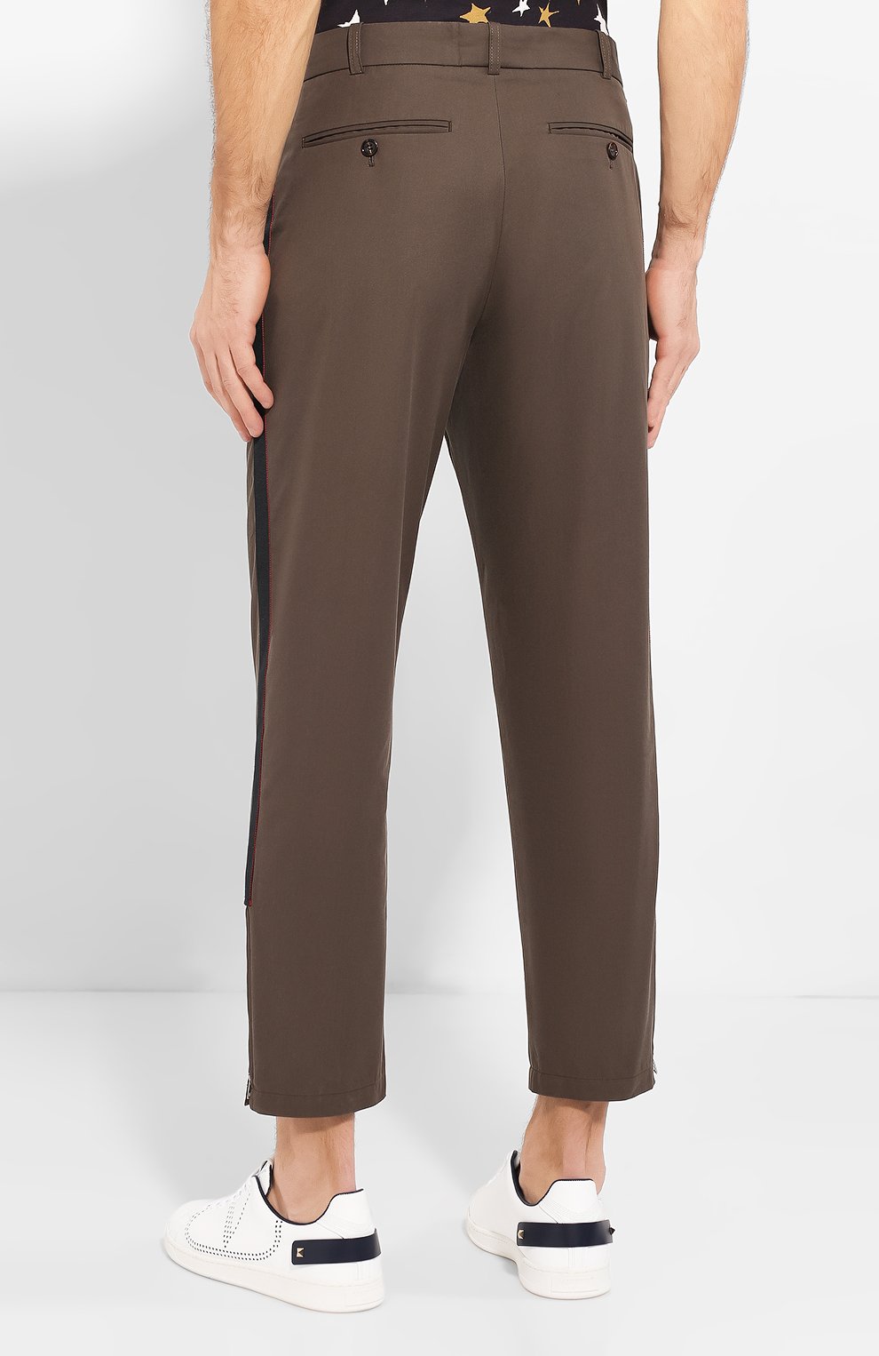 Хлопковые брюки ALEXANDER MCQUEEN, арт. 590015/Q0S44, фото 4
